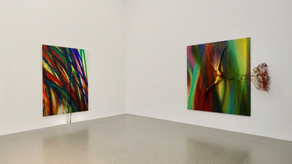 Bilder der Ausstellung von Katharina Grosse in der Modernen Galerie Saarbrücken (Foto: SR Fernsehen)
