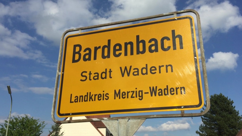 Foto: Ortsschild Bardenbach