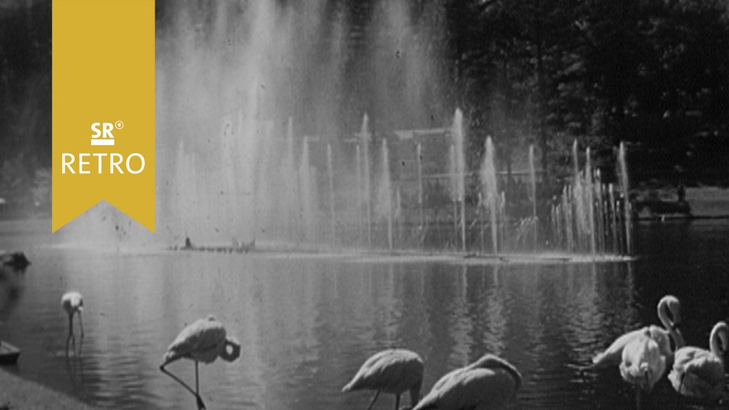 Foto: Die Wasserorgel im Deutsch-französischen Garten (DFG) in Saarbrücken