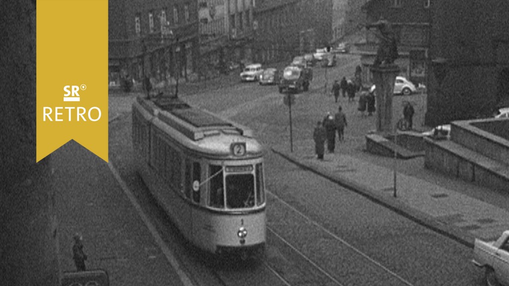 Foto: Die Straßenbahn in Neunkirchen