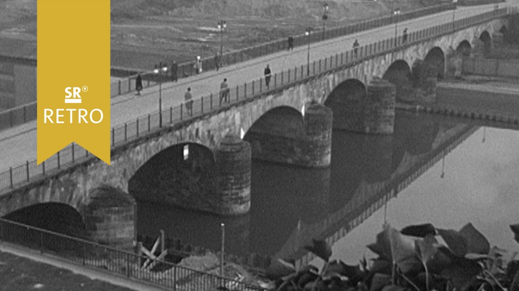 Foto: Saar-Brücken in Saarbrücken zwischen St. Arnual und Malstatt