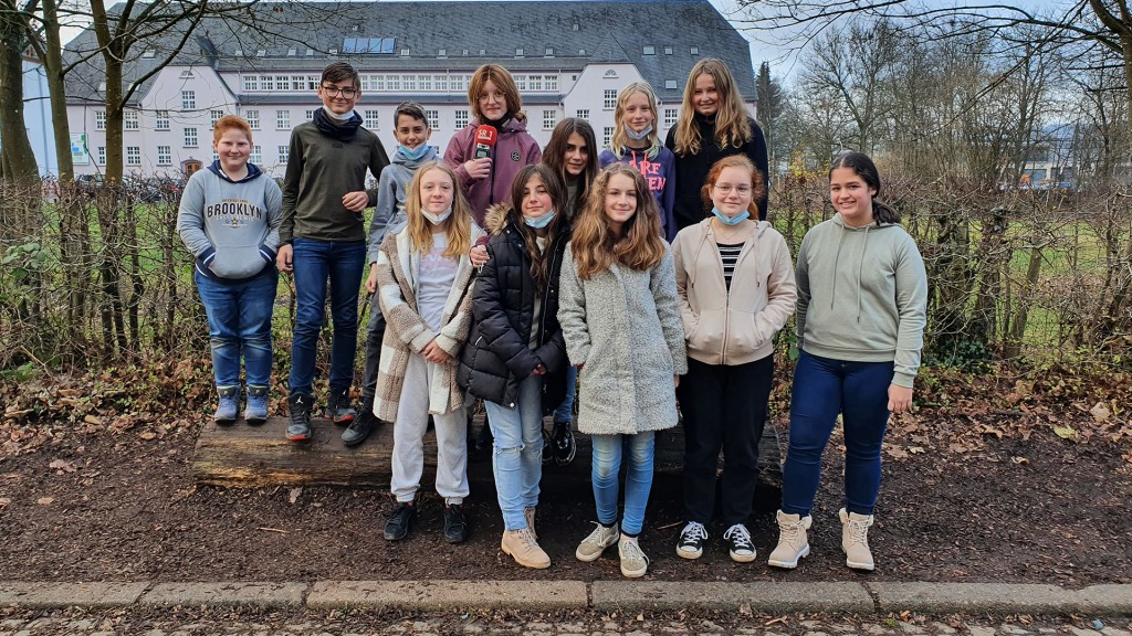 Schülerinnen und Schüler der Klasse 6.2 der Nikolaus-Groß-Schule in Lebach (Foto: SR 1/ Jana Knoblich)