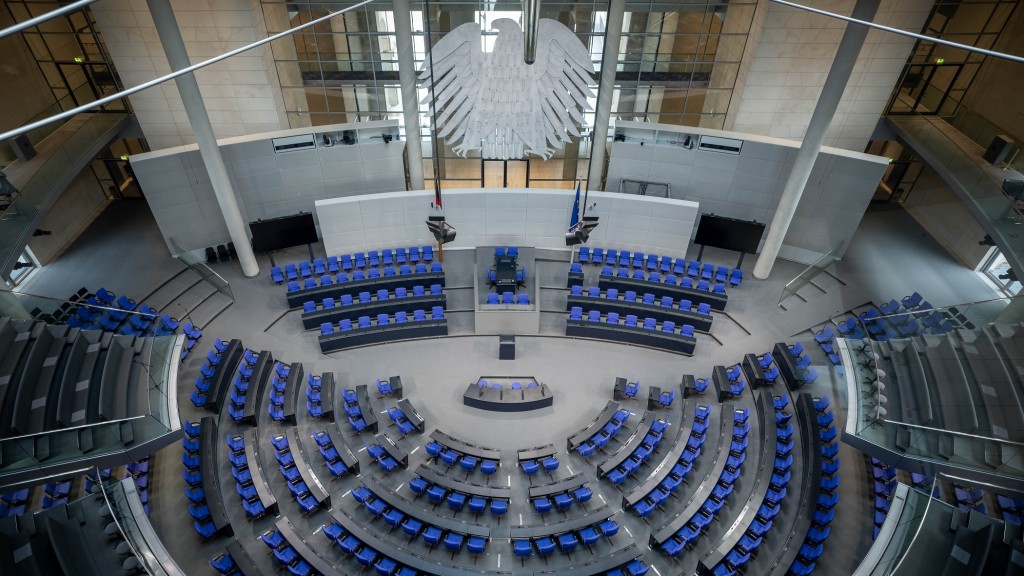 Der Plenarsaal des Deutschen Bundestags (Foto: picture alliance/dpa | Michael Kappeler)