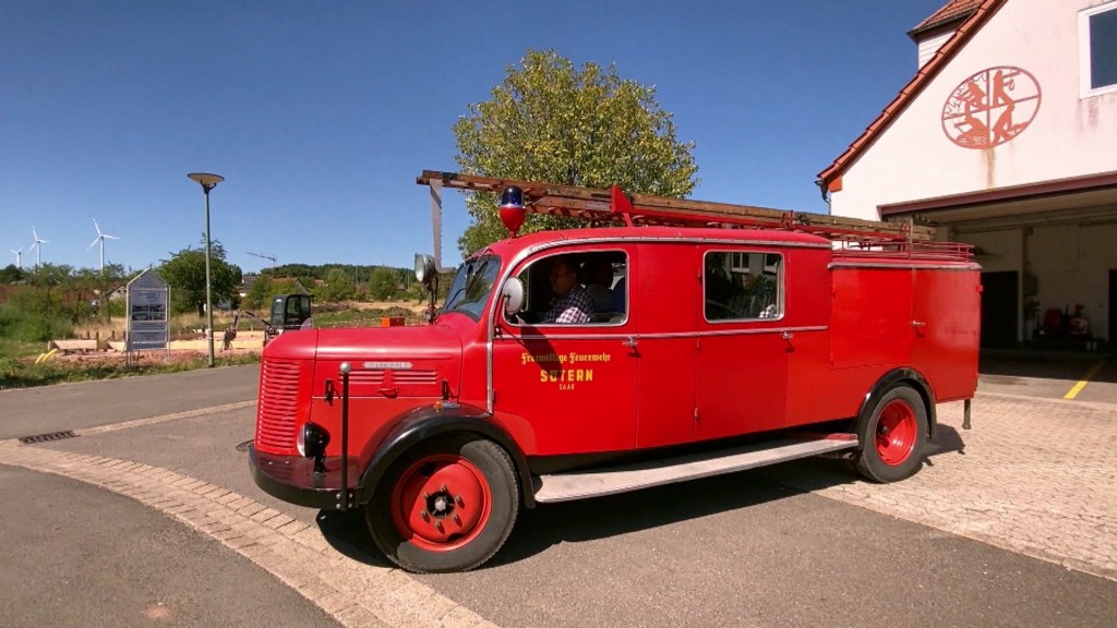 Foto: Das Hotchkiss - Feuerwehrauto von Sötern