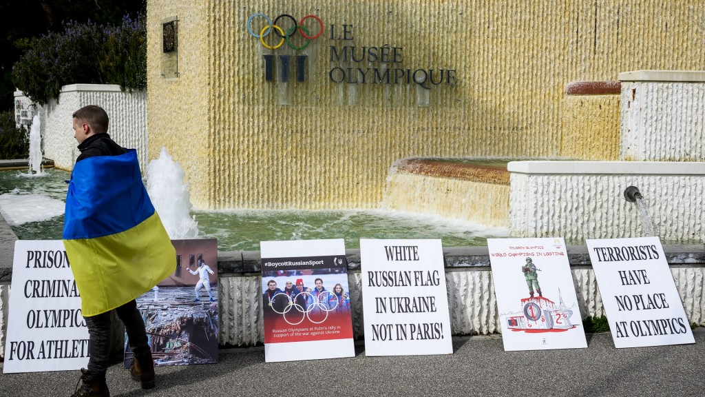 IOC Protest in der Schweiz