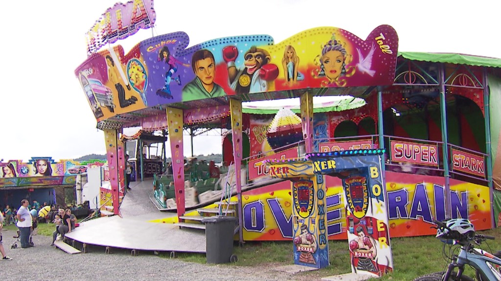 Foto: Fahrgeschäft auf der Kirmes