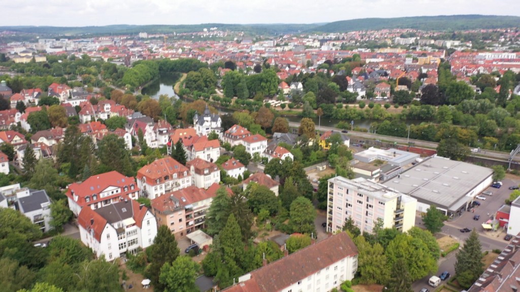 Foto: Luftbild einer saarländischen Gemeinde