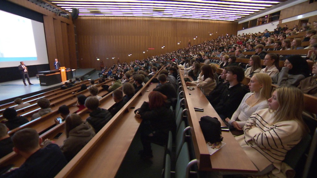 Foto: Studenten in einem Hörsaal