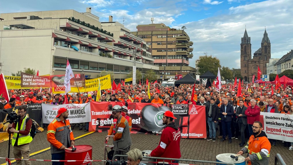 Foto: Impressionen vom Stahl-Aktionstag