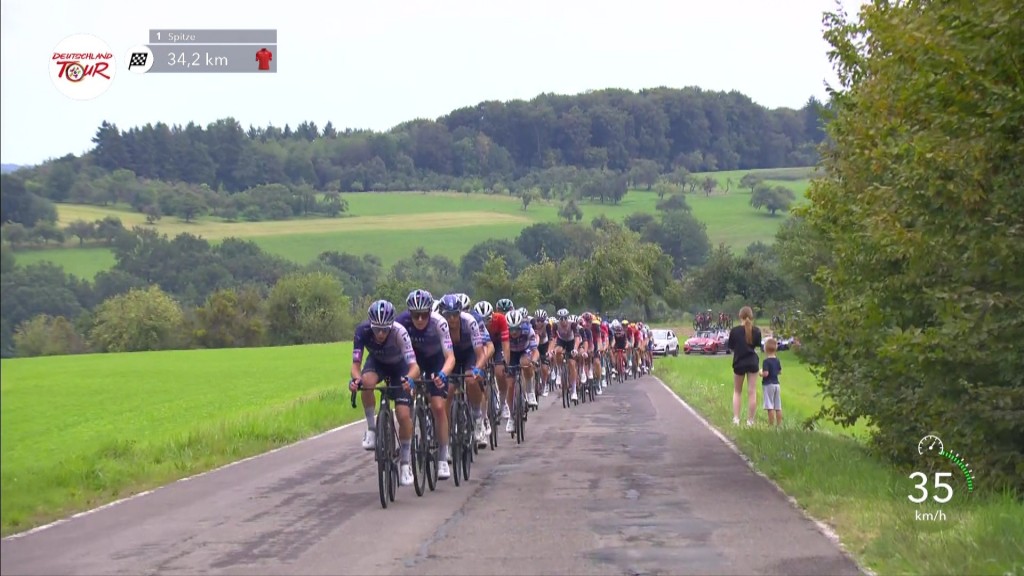 Foto: Radfahrer auf der Deutschland-Tour