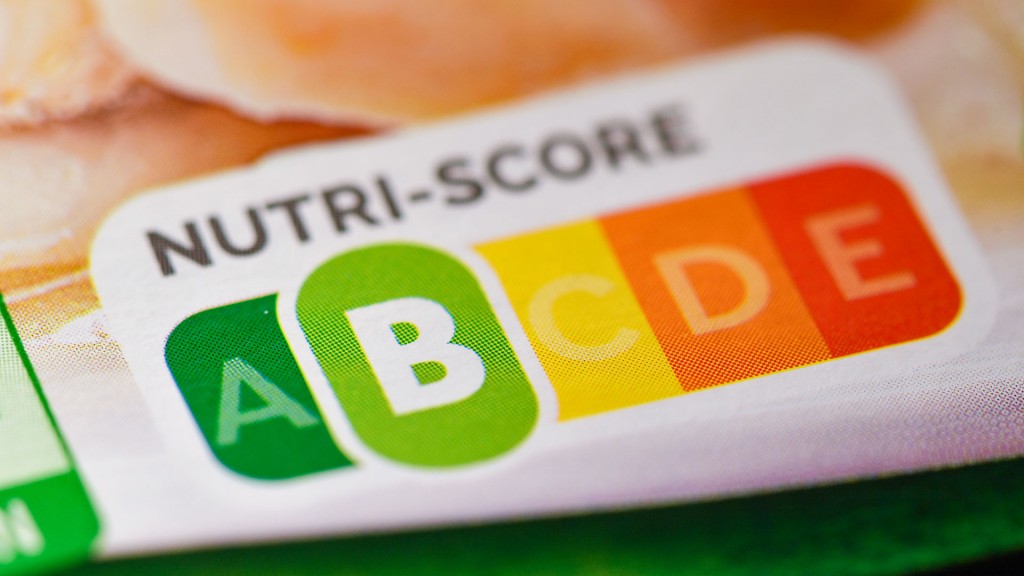 Der «Nutri-Score», eine farbliche Nährwertkennzeichnung, auf einem Fertigprodukt