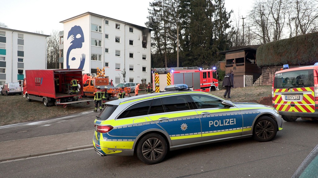 Wohnungsbrand in Saarbrücken-Dudweiler