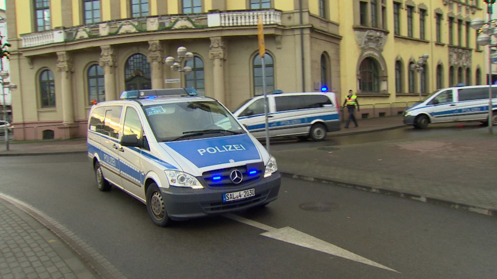 Foto: Polizeiwagen im Einsatz