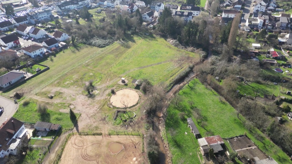 Foto: Blick von oben auf die Großgasse in Roden