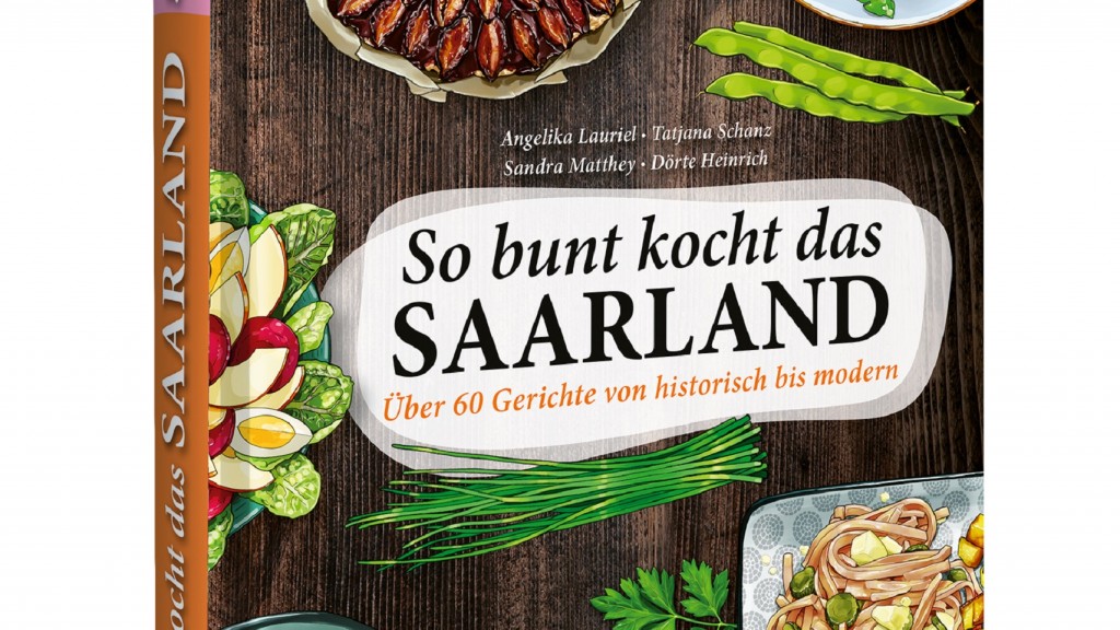 Cover des Kochbuchs: So bunt kocht das Saarland