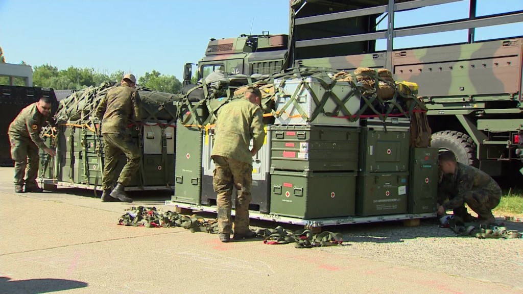 Soldaten bei einer NATO-Übung