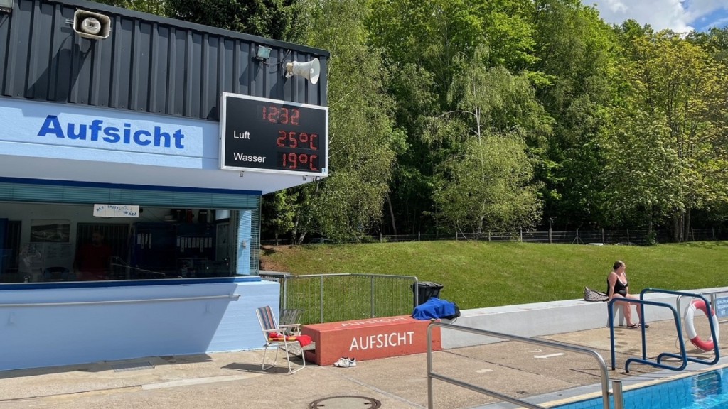 Das Freibad in Dudweiler