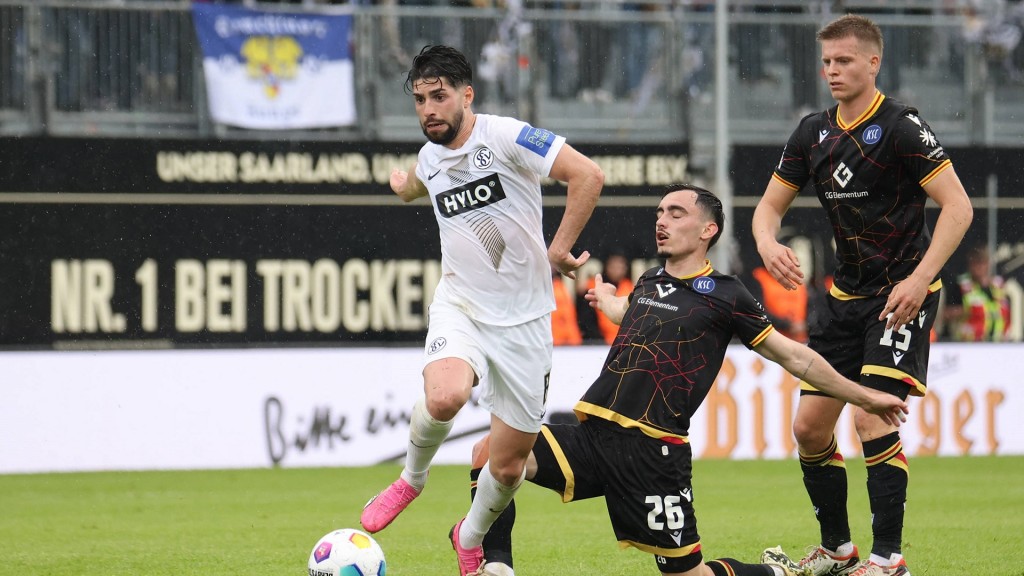 Foto: SV Elversberg gegen den Karlsruher SC