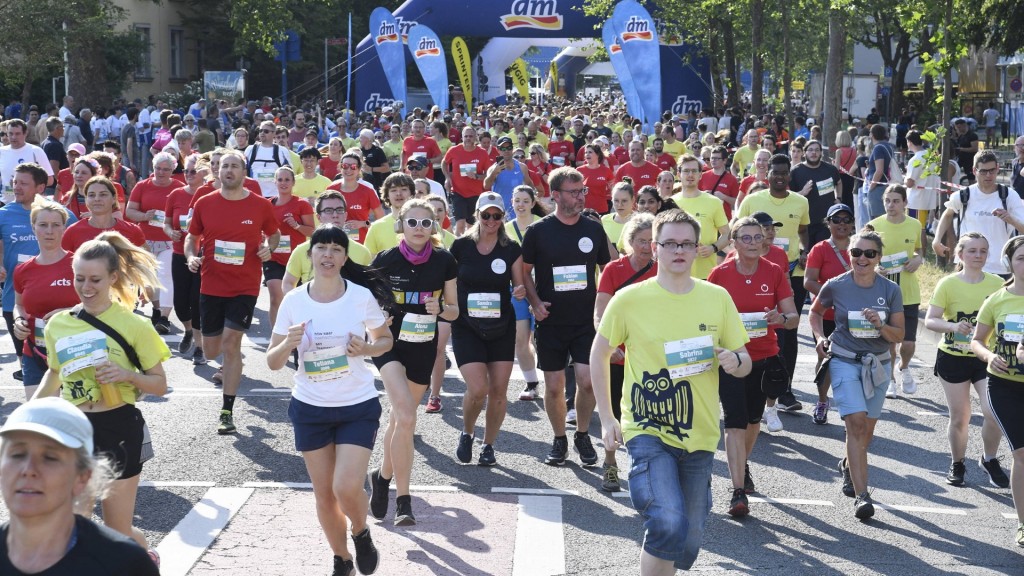 Teilnehmer beim Saarbrücker Firmenlauf 2023