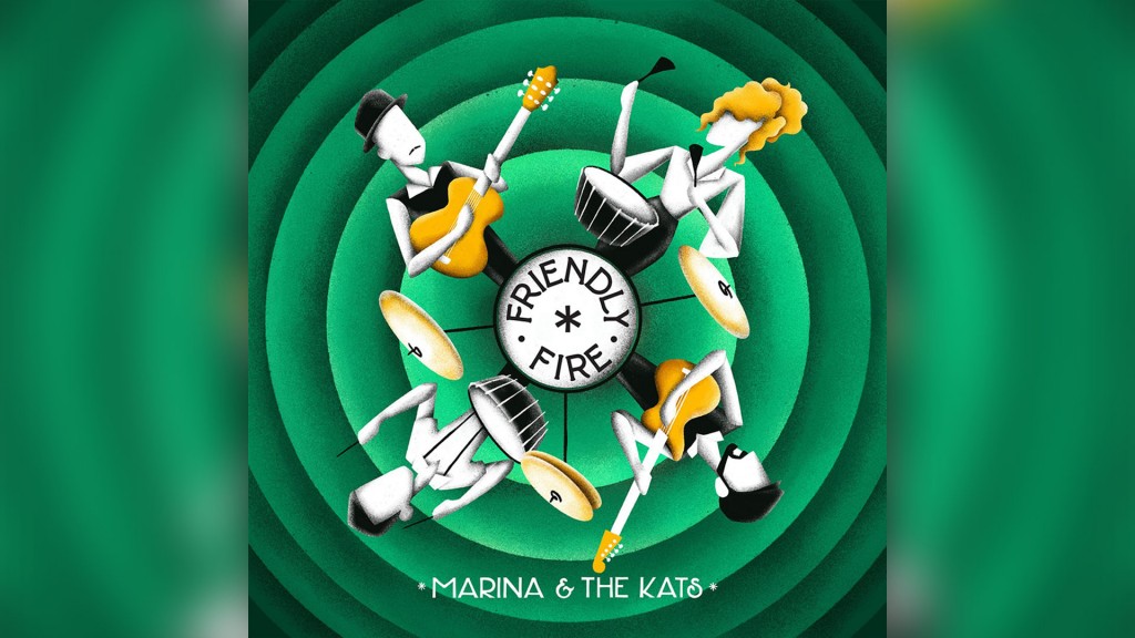 CD-Cover: Friendly fire – Marina and The Kats
