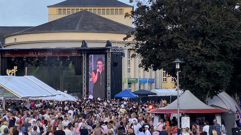 Bühne auf dem Altstadtfest in Saarbrücken 