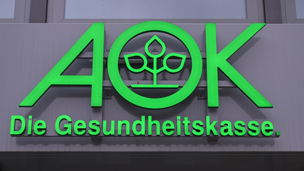 Das Logo der AOK, Allgemeine Ortskrankenkasse