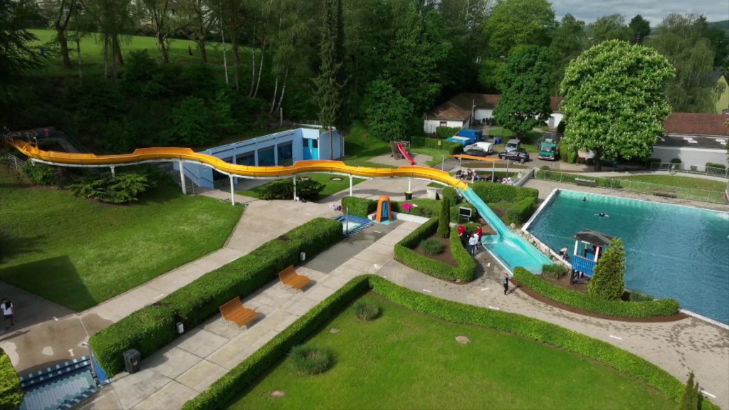 Das Freibad in Dudweiler heute 