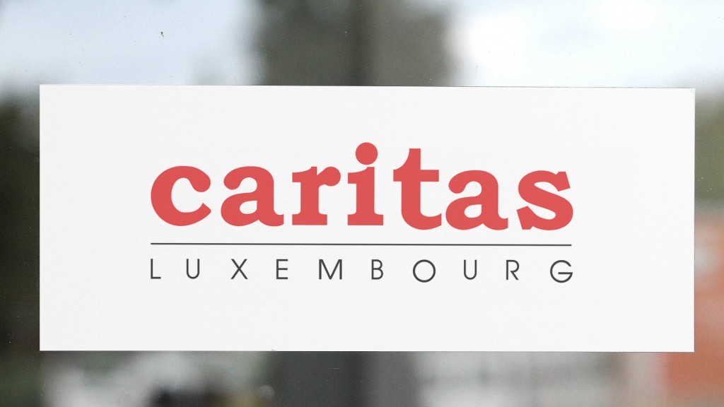 Caritas Luxemburg Schild
