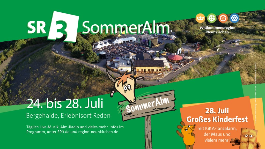 SR 3 SommerAlm 2024 Plakat