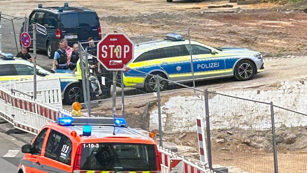 Foto: Bei Abrissarbeiten in der Saarbrücker Ursulinenstraße ist ein mutmaßlicher Blindgänger einer Weltkriegs-Fliegerbombe gefunden worden