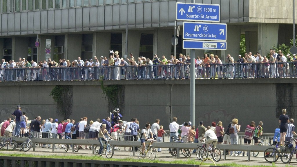 Fahrradrennen in Saarbrücken