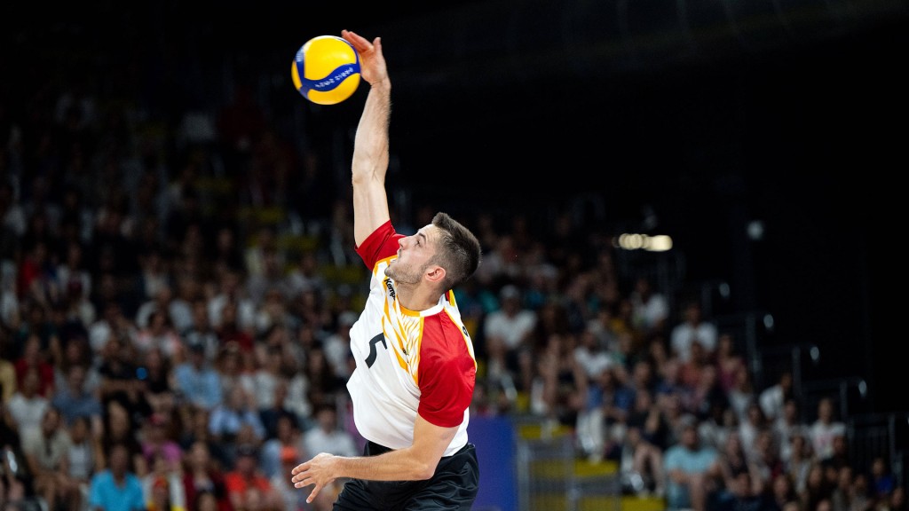 Volleyballer Moritz Reichert bei den olympischen Spiele Paris 2024