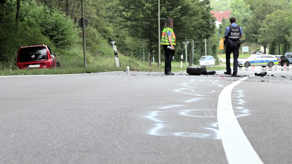 Foto: Unfall auf der Straße zwischen Quierschied und Fischbach