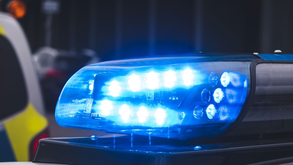 Foto: Blaulicht an einem Polizeiauto