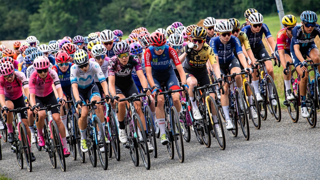 Radprofis bei der Tour de France Femmes 2023