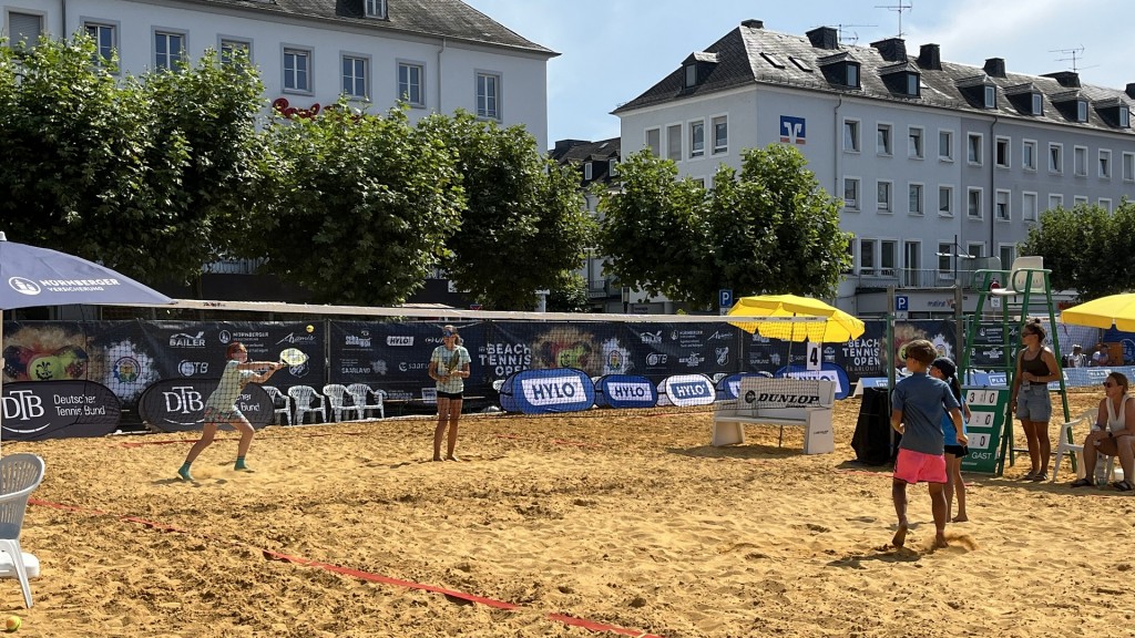 Beach Tennis Turnier in Saarlouis 