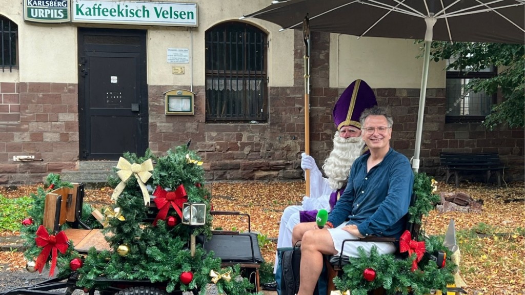 Michael Friemel und der Nikolaus in Velsen