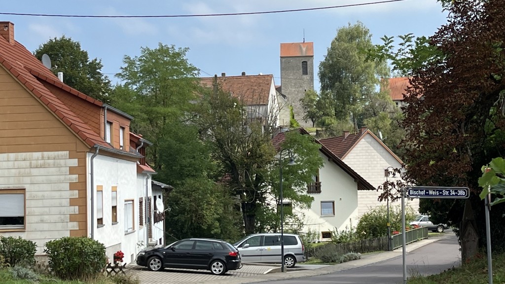 Eine Straße in Niedergailbach