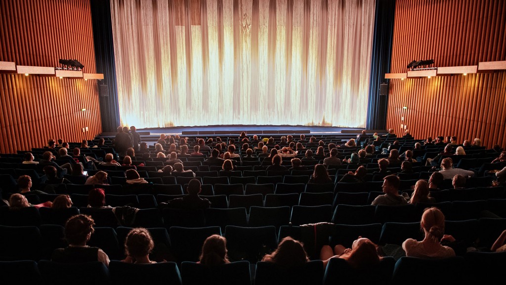 Foto: Filmfans sitzen in einem Kino vor einer Vorführung