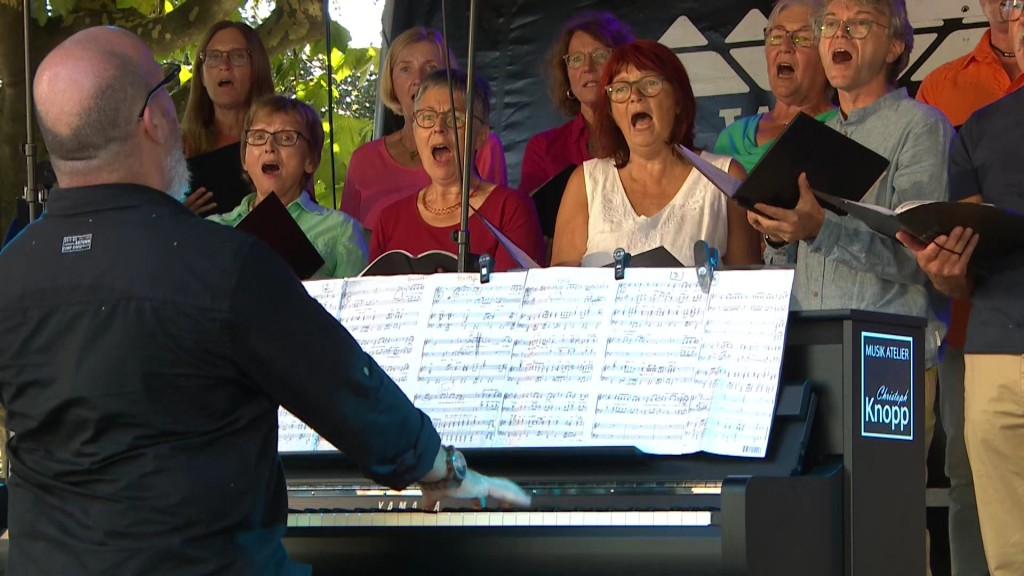 Der Chor CantAnima beim Sing City-Festival 2024