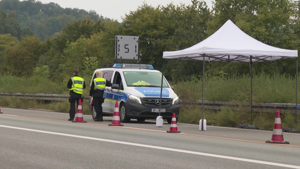 Foto: Grenzkontrollen aus Richtung Frankreich