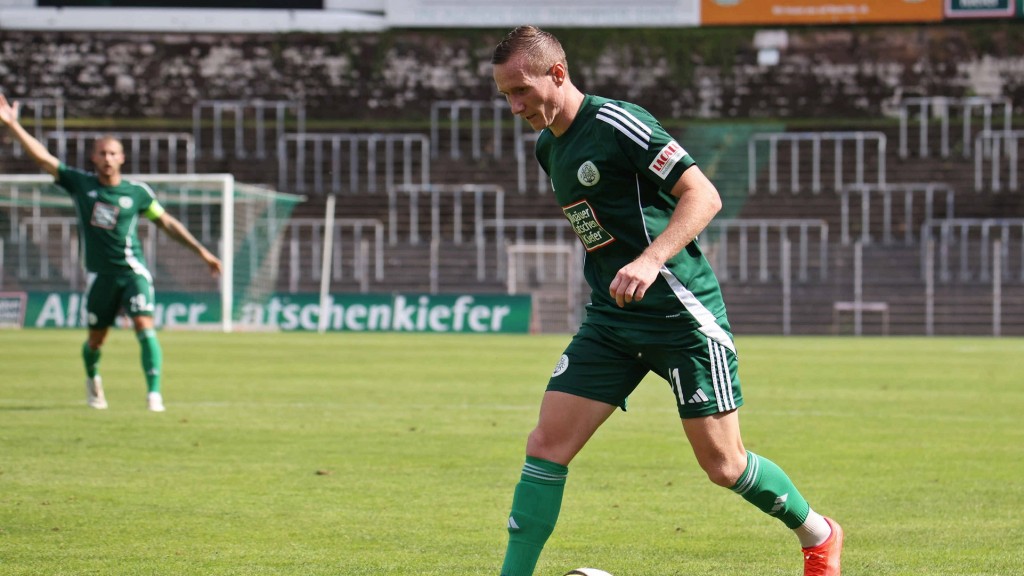 Foto: Markus Mendler vom FC Homburg auf dem Spielfeld