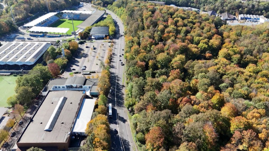 Verkehr am Ludwigspark-Stadion