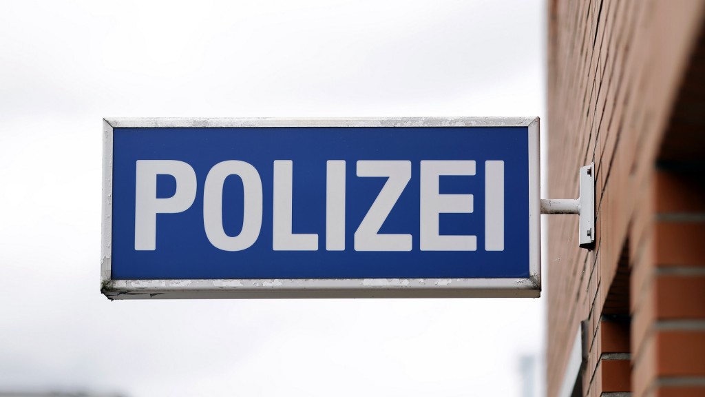 Schild Polizeiwache