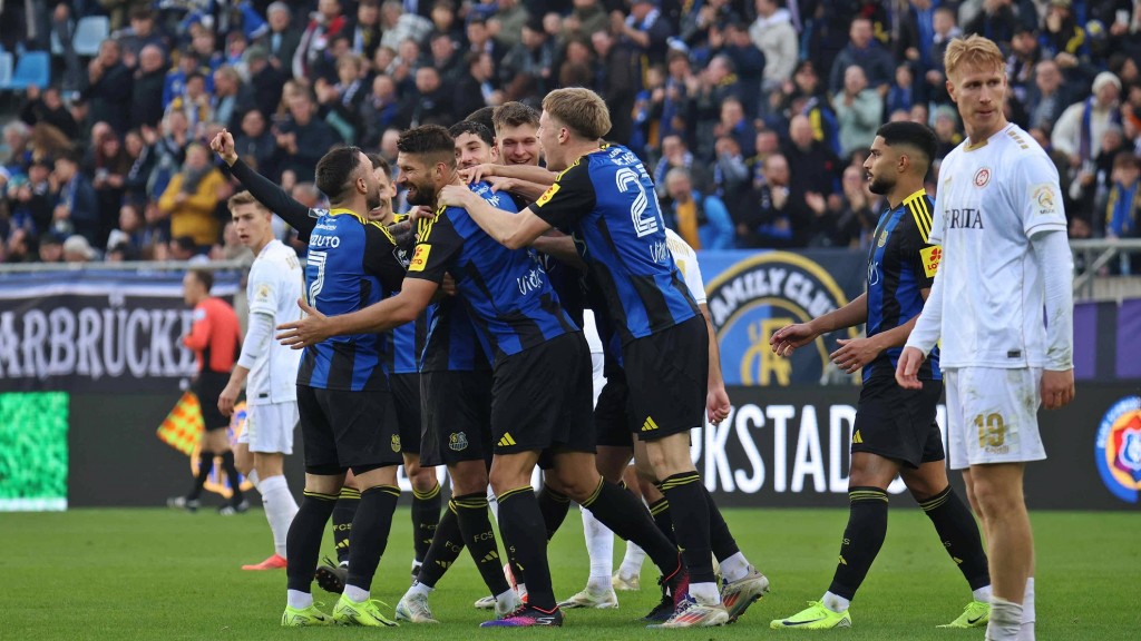 Foto: 1. FC Saarbrücken gegen Wehen Wiesbaden am 09.11.2024