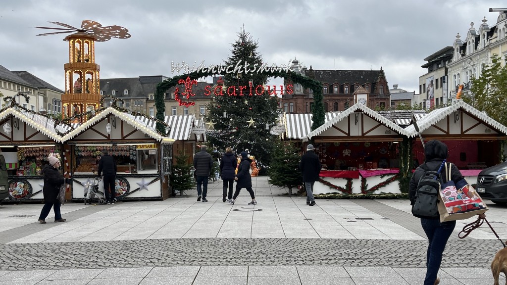 Der Weihnachtsmarkt in Saarlouis