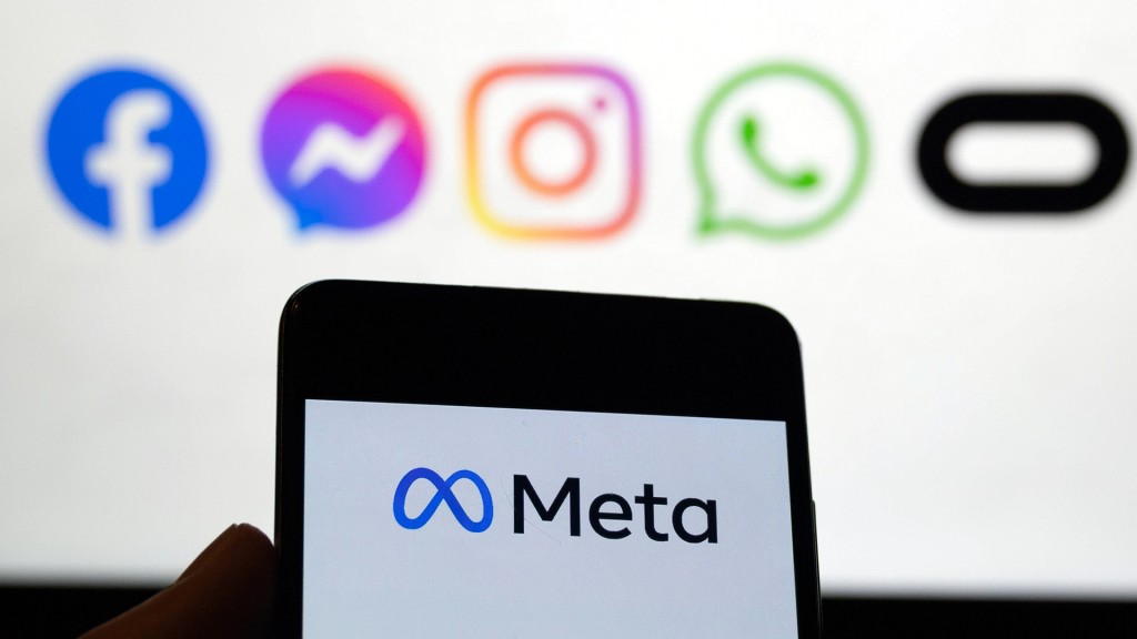 Logo-Icons von Meta und seinen bekannten Tochterfirmen Facebook, Messenger, Instagram, WhatsApp, and Oculus