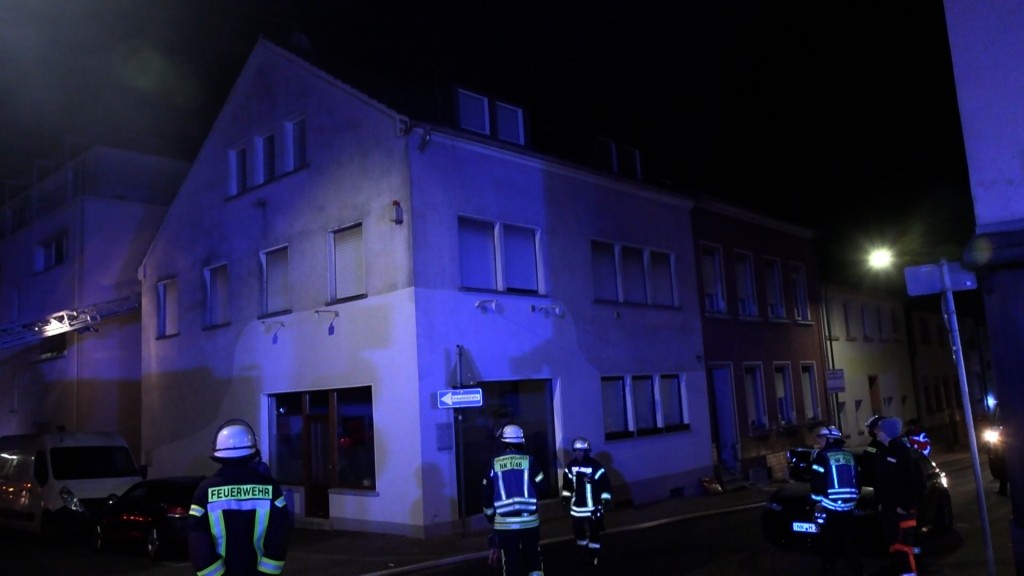 Dachstuhlbrand am 13.01.2025 an der Max-Braun-Straße in Neunkirchen