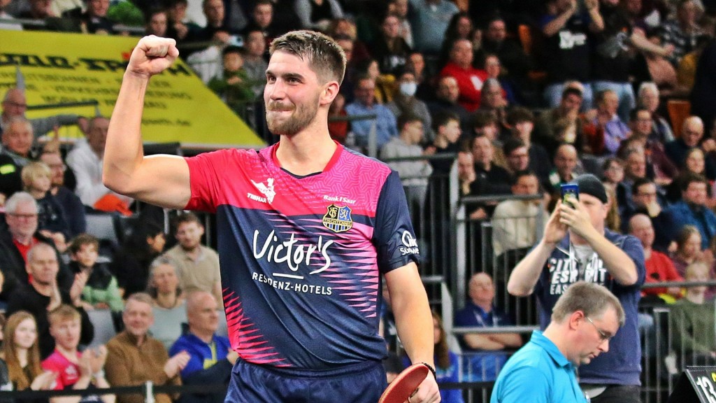 Patrick Franziska im Finale des TTBL-Pokals in Neu-Ulm