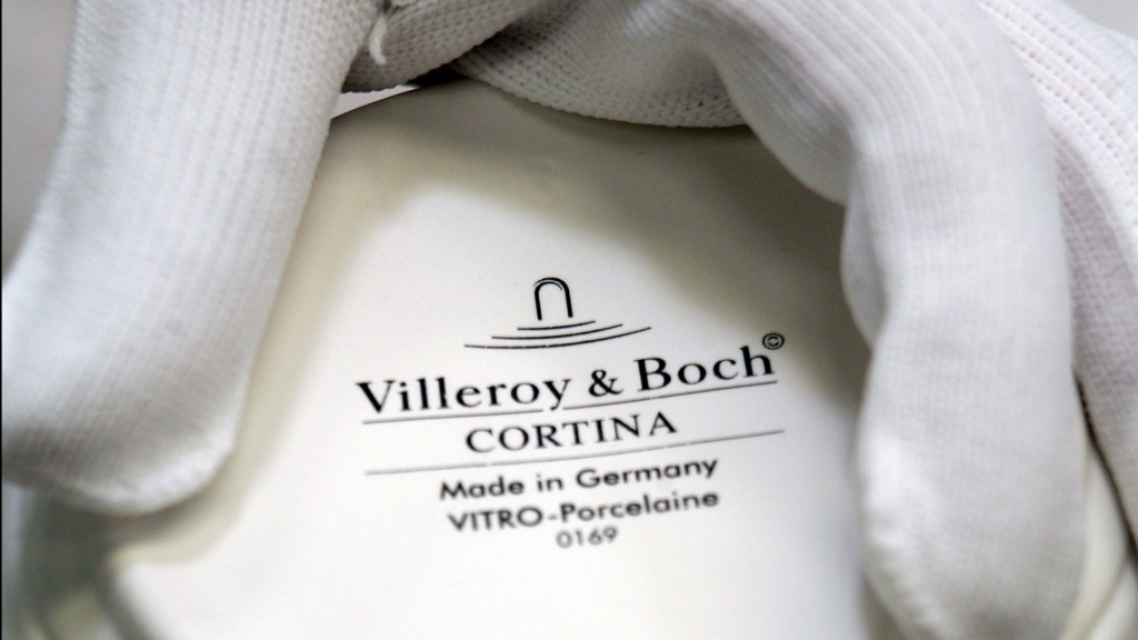 Fertigung von Geschirr Keramik-Herstellers Villeroy & Boch